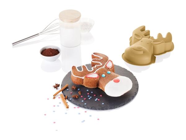 Livarno Home Christmas Silicone Baking Mould/​Chocolate Mould