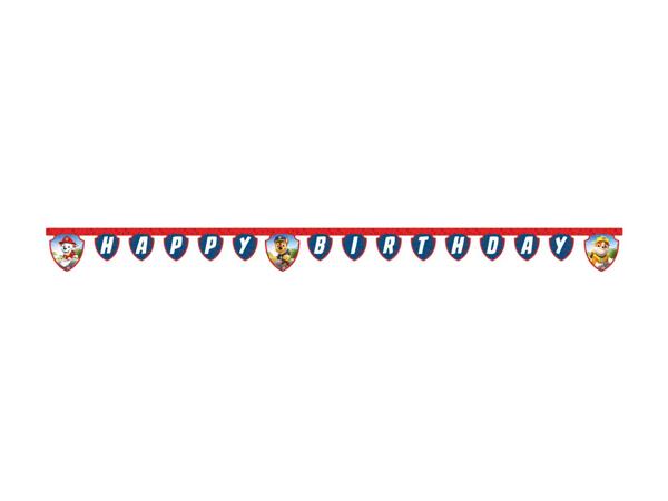 "Paw Patrol" Girlande Happy Birthday