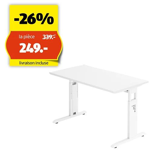 APOLLO Table de bureau Zero 120 x 67.2 cm