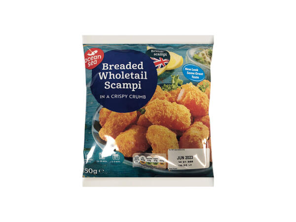 Breaded wholetail Scampi