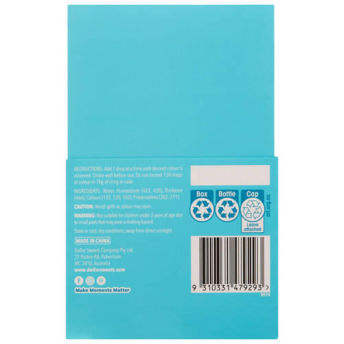 Pastel Food Colours 4 Pack 40ml