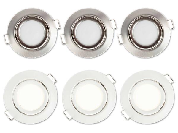 LED-Einbauleuchte, 3 Stück