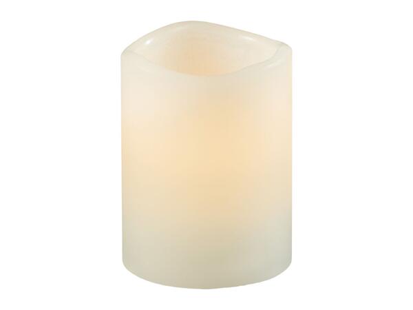 Livarno Home White LED Real Wax Candles - 4 Pack