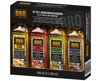 BBQ SET DI OLIO AROMATIZZATO