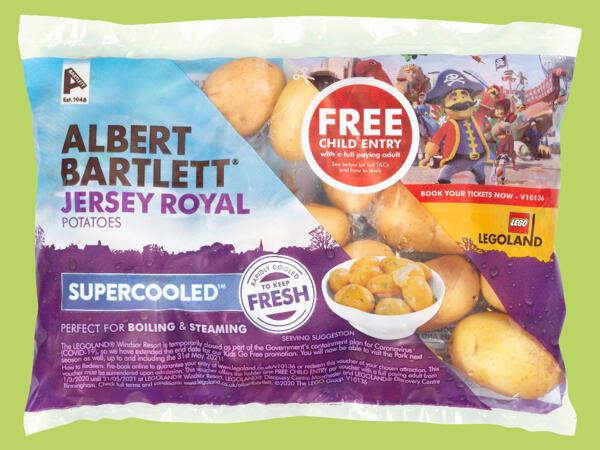 Albert Bartlett British Jersey Royal Potatoes