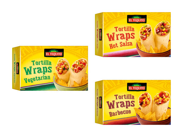 Tortilla Wraps gefüllt