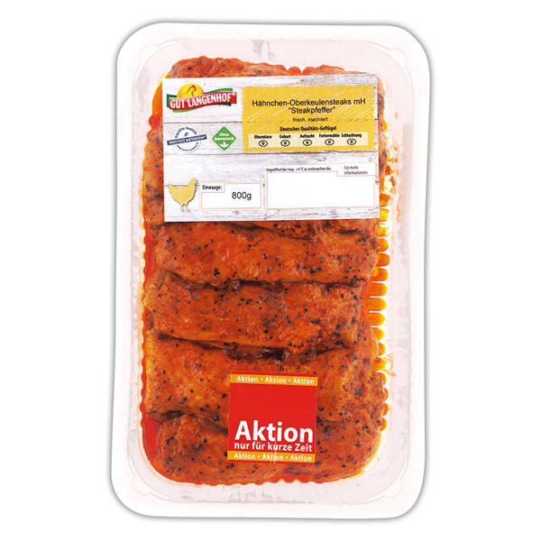 Hähnchen Oberkeulen-Steaks