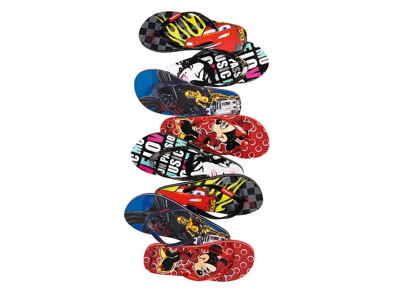Kids' Sandals "Cars, Star Wars, Minnie Mouse, Violetta"