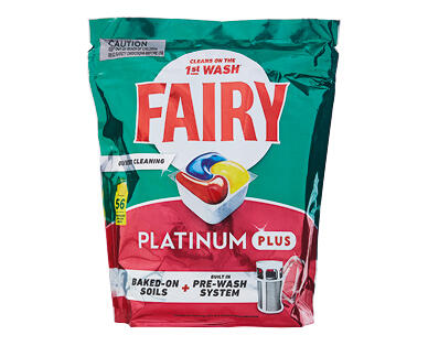 Fairy Platinum Plus Dishwashing Tablets 56pk