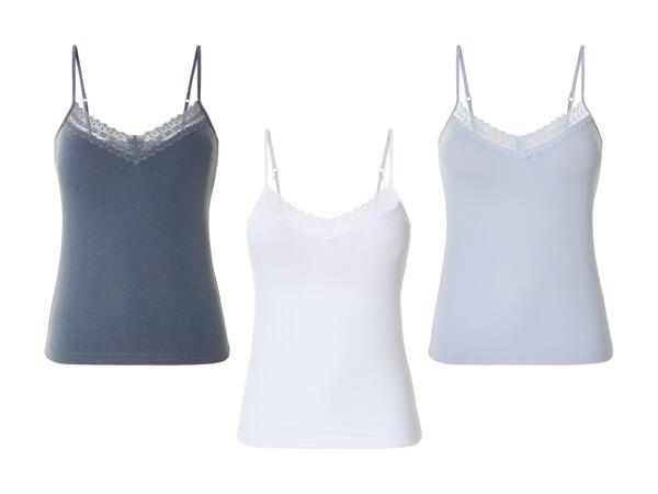 ESMARA(R) Stroptop med blonder 3-pak