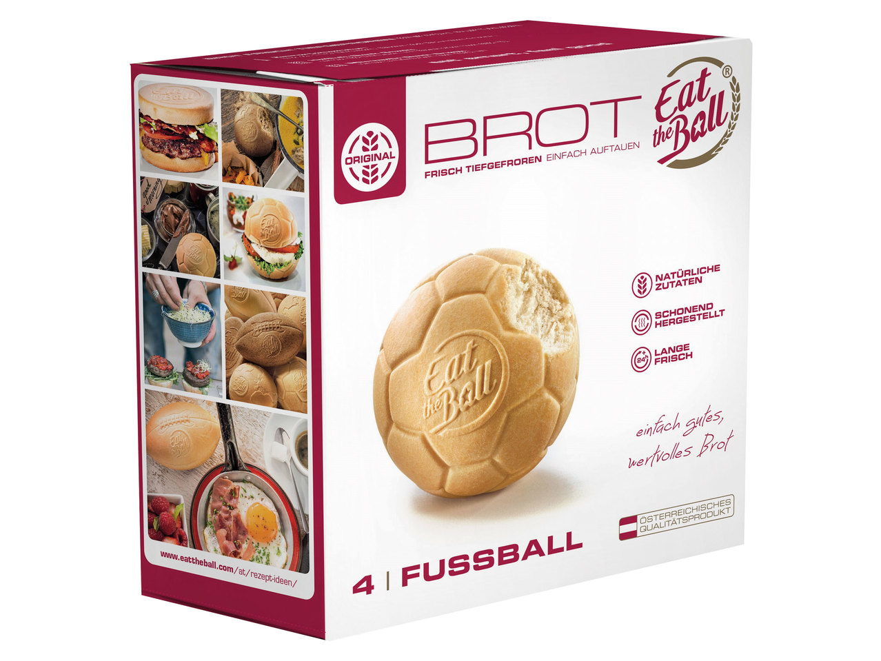 EAT THE BALL Brot in Fussballform