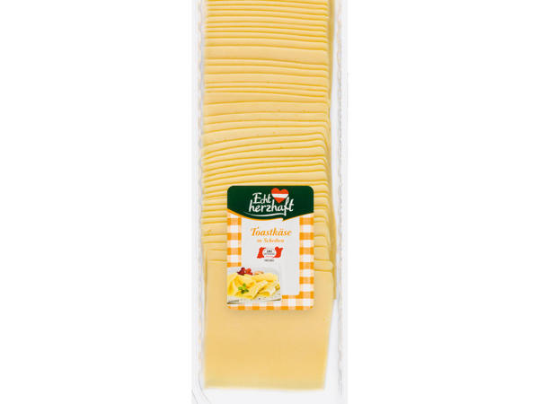 ECHT HERZHAFT Toastkäse in Scheiben