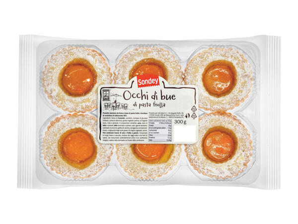 Short pastry filled with Apricot