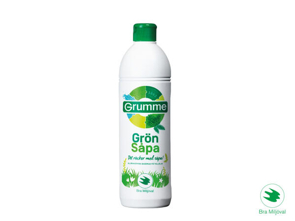 Grumme grön såpa