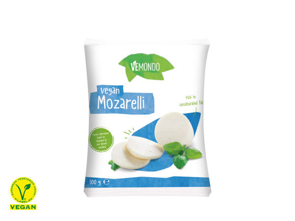 Veganskt block mozzarellastil