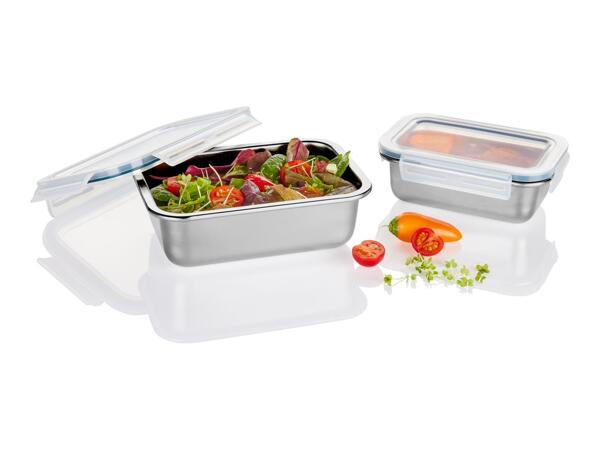 Livarno Home Rectangle Food Storage Container Set - Set of 2