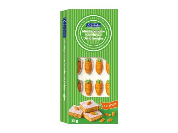 Marzipan Carrots