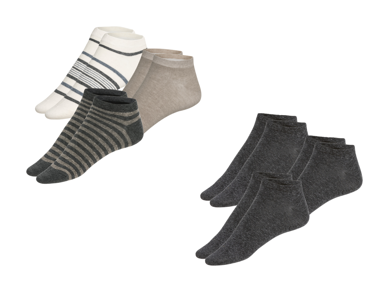 Socquettes en lin pour homme, 3 paires1