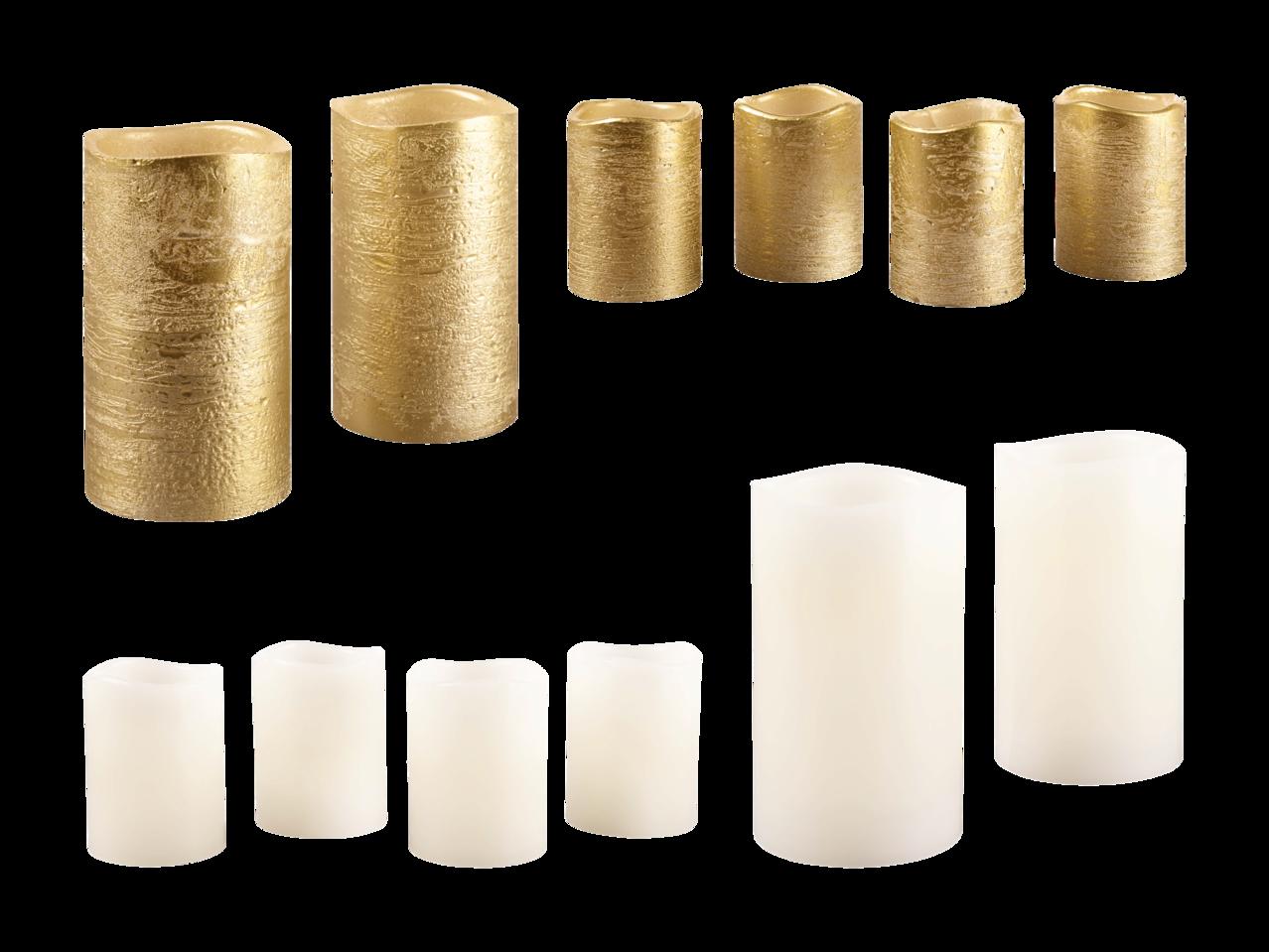 Bougies à LED en cire véritable