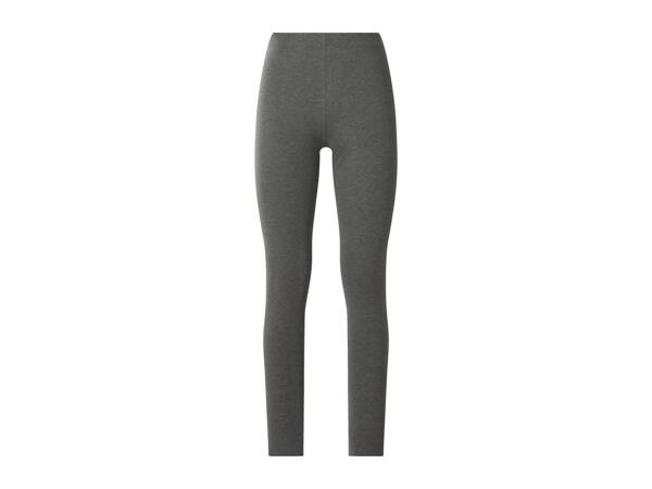 Ladies' Grey Cotton Leggings