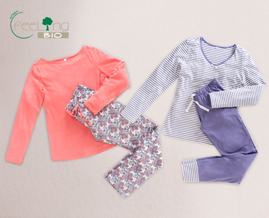 GREEN FEELING BIO Damen-Pyjama, Baumwolle (Bio)