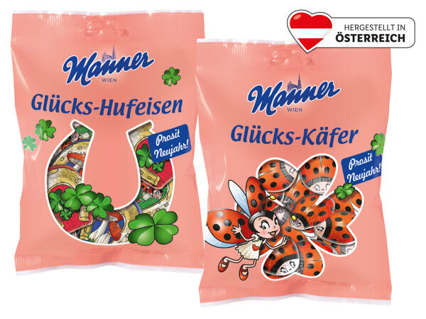 Manner Glücks-Käfer oder Glücks-Hufeisen