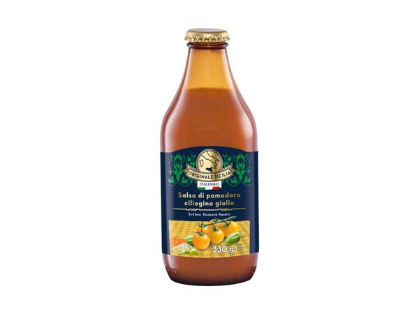 Salsa di pomodoro ciliegino giallo