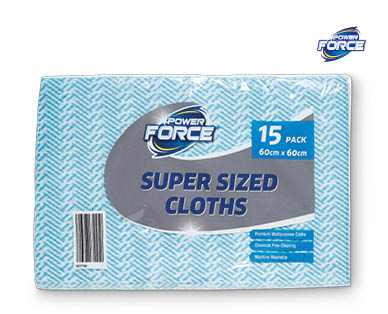 Super Sized Cloth Wipes 15pk