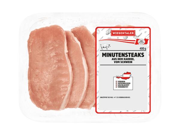 Frische Minuten-Steaks