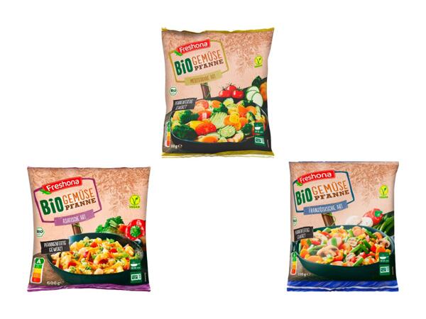Poêlée de légumes assaisonnés bio
