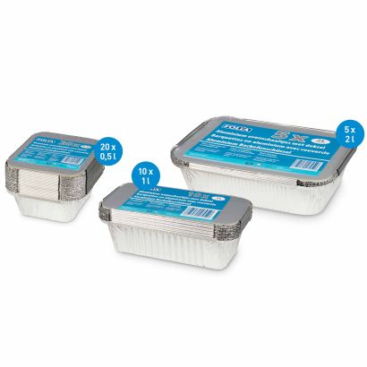 Aluminium ovenschaaltjes
