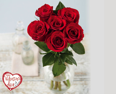 Half a Dozen Luxury Red Roses†