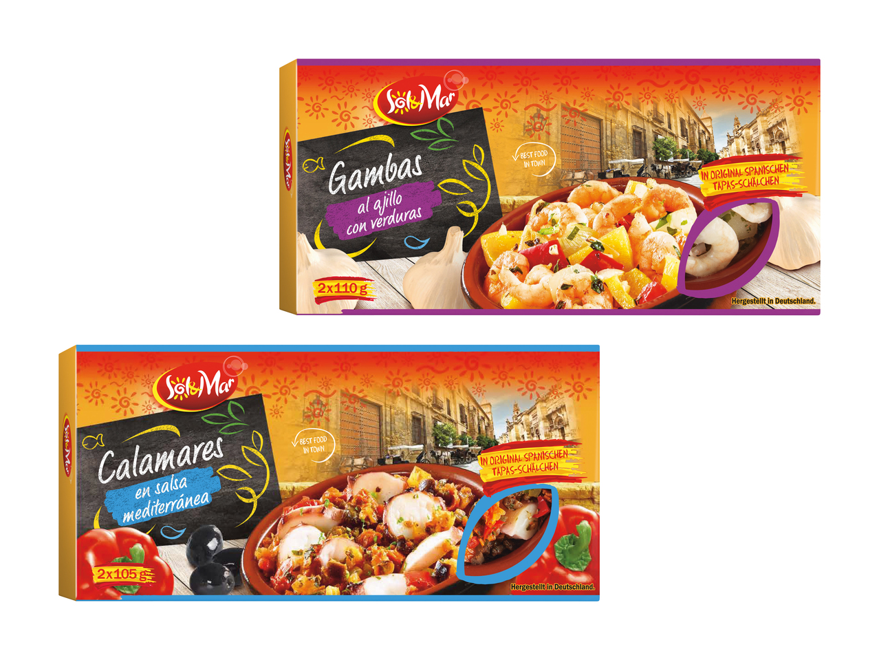 Tapas dans des ramequins en terre cuite