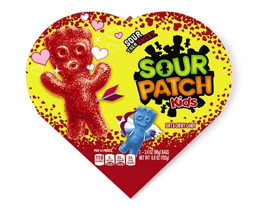 Sour Patch Kids 
 Heart Valentine