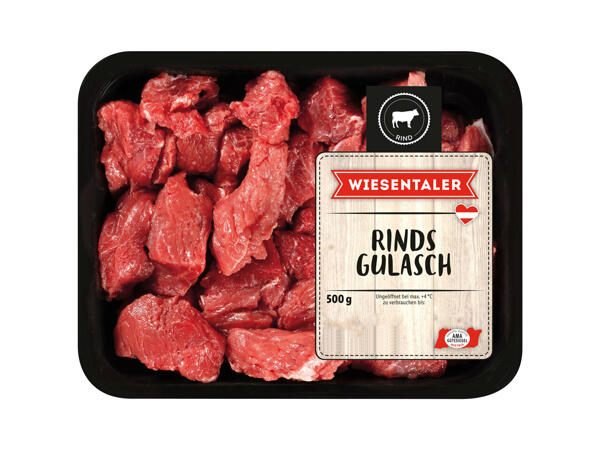 Frisches Rindsgulasch