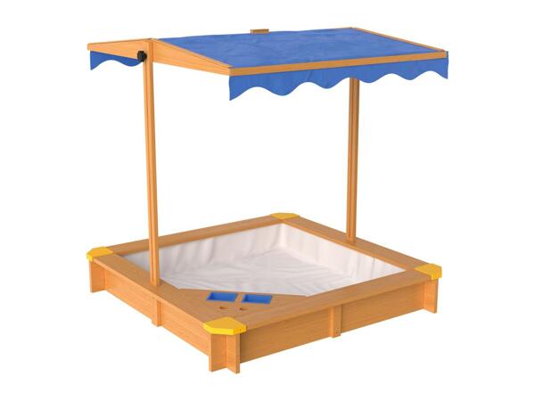 Playtive Sandpit With Sun Shade & Ice Cream Parlour