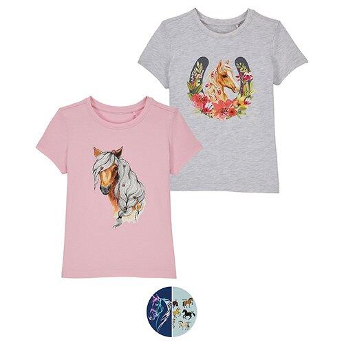 LILY & DAN Kinder Reit Tshirt 2er pack