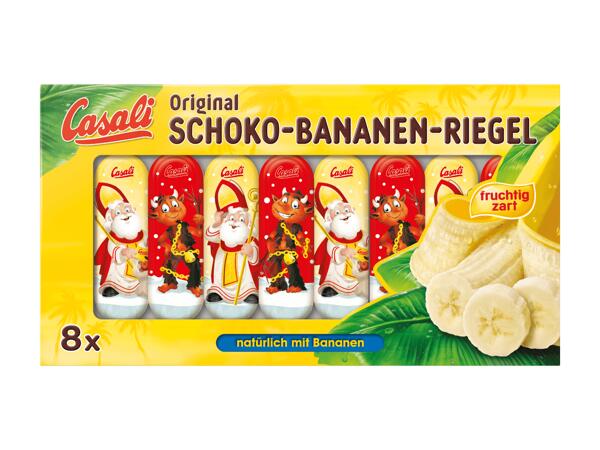 Schoko-Bananen-Riegel Nikolo und Krampus