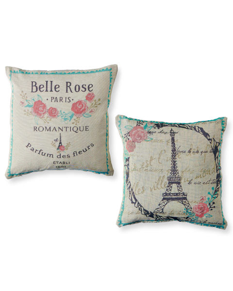 Belle Rose Cushion Cover 2-Pack