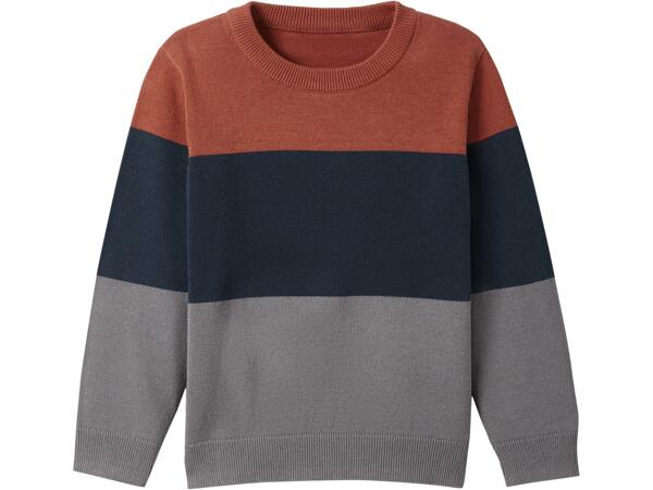 Boys' fine knit jumper