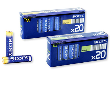 Batterie, confezione grande SONY(R)