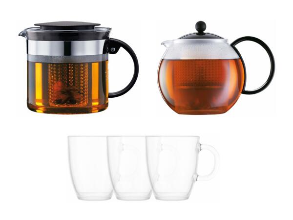 Bodum Teebereiter/​Tassen-Set, 3er