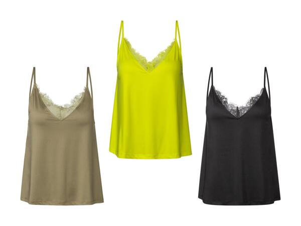 Top con spalline sottili