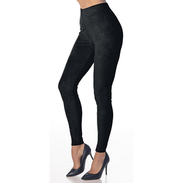 Leggings in Wildleder-Optik