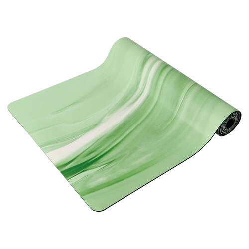 Premium Yoga Mat, Green Marble