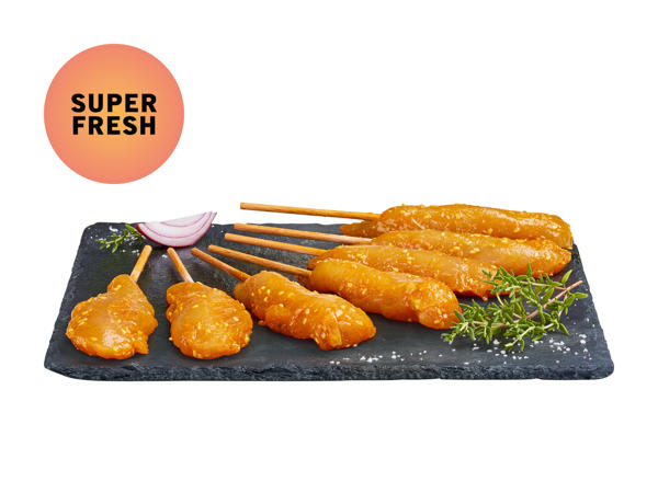 Brochettes de mini filets de poulet
