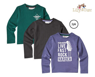 Children's Long Sleeve Tee 3pk