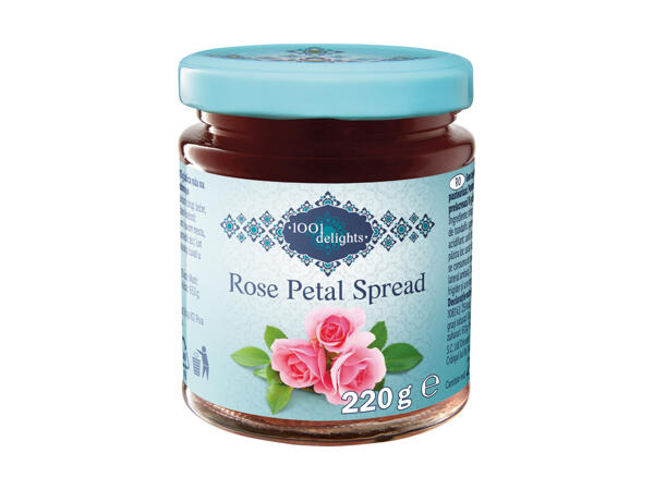 Pâte à tartiner à la rose