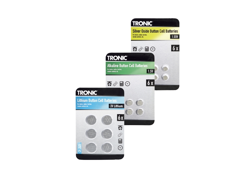 TRONIC Button Cell Batteries