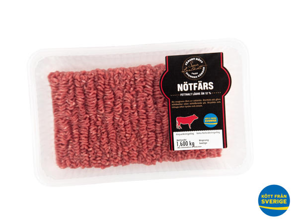 Färsk nötfärs storpack